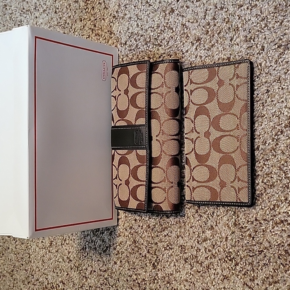 Coch wallet and check book holder